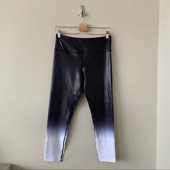 ZYIA-METALLIC Liquid Ombré High Rise Leggings (Size:12) - Picture 2 of 10